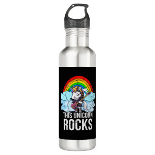 This Unicorn Rocks Guitar 710 Ml Water Bottle