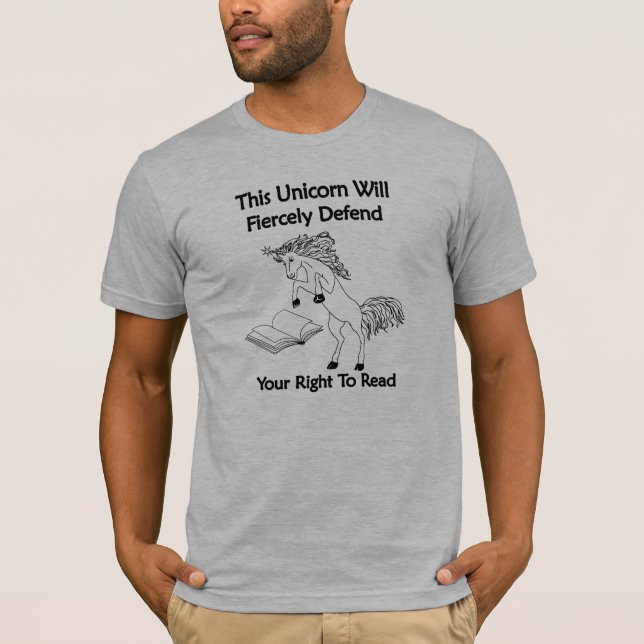 This Unicorn Will...Basic Men's Tee - BL (Front)