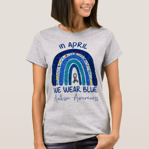 This very nice rainbow autism tee makes a perfect 