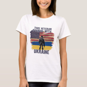 This Veteran Stands With Ukraine 10 T-Shirt