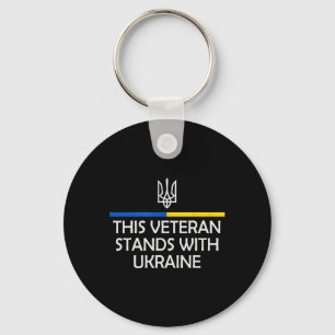 This Veteran Stands With Ukraine Zelensky Ukrainia Key Ring