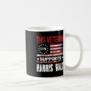 This Veteran Supports Harris Wheimer 2024 American Coffee Mug