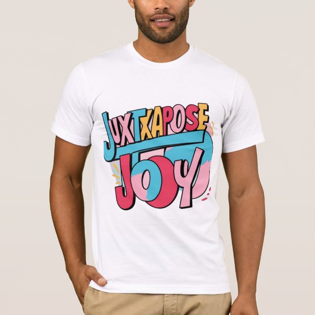 This vibrant t-shirt design features the phrase  (Front)