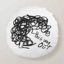 This Way Out---> throw pillow | THRIVE collection