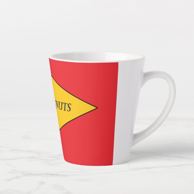 This Way To Doughnuts Latte Mug (Right)