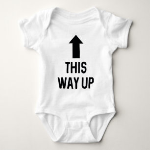 This Way Up Baby Bodysuit