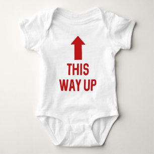 This Way Up Baby Bodysuit