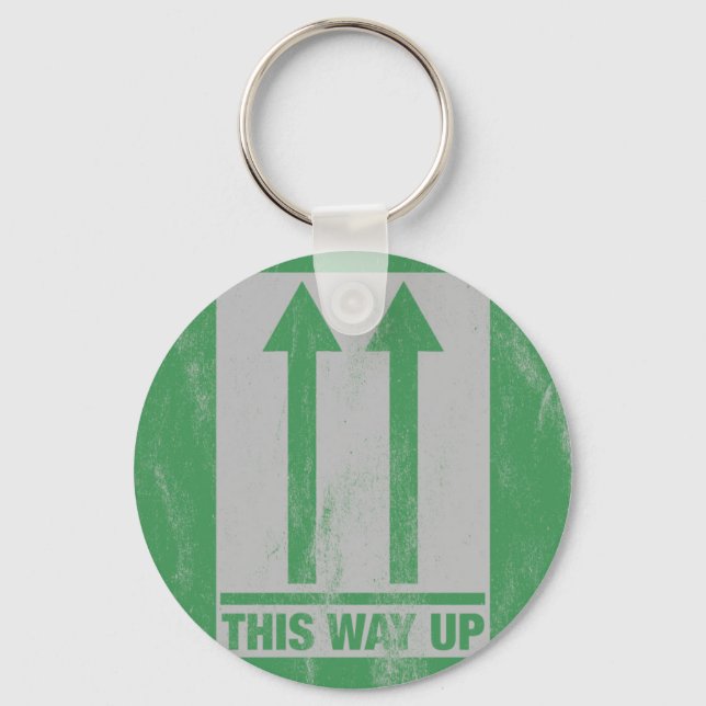 This way up sign key ring (Front)