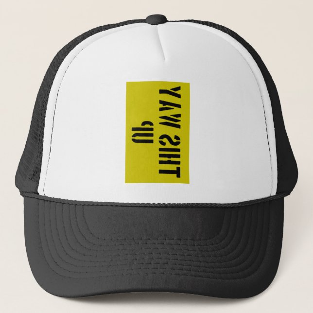 This way up trucker hat (Front)