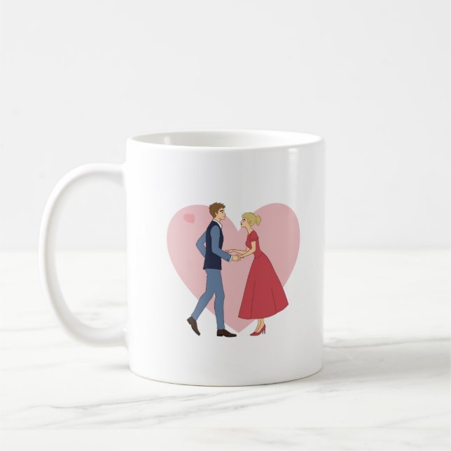 This wedding commemorative mug is designed to capt (Left)