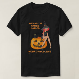 "THIS WITCH CAN BE BRIBED..." funny Hoodie T-Shirt