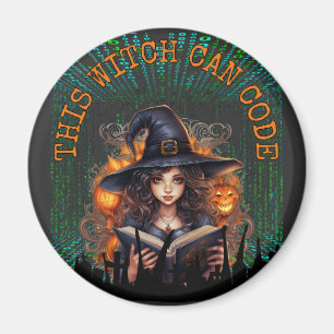 This witch can code magnet