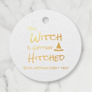 This Witch Is Getting Hitched Favour Tags