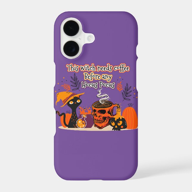 This Witch Needs Coffee Before Any Hocus Pocus (Back)