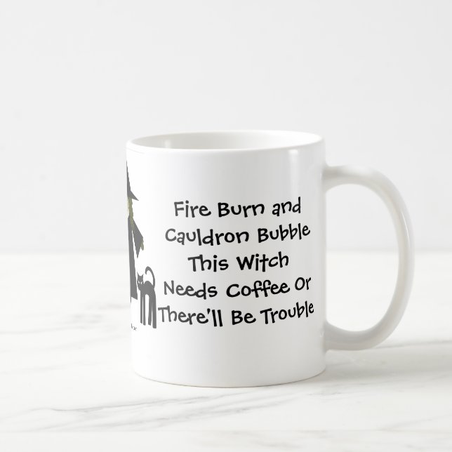 This Witch Needs Coffee! Coffee-addicts Cup/Mug Coffee Mug (Right)