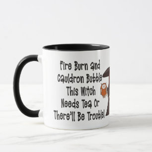 This Witch Needs Tea Cheeky Witch Halloween Mug