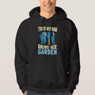 This Woman Knows Her Garden  Plants Garden Day Gar Hoodie