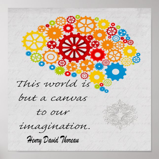 This world is but a canvas to our imagination poster (Front)