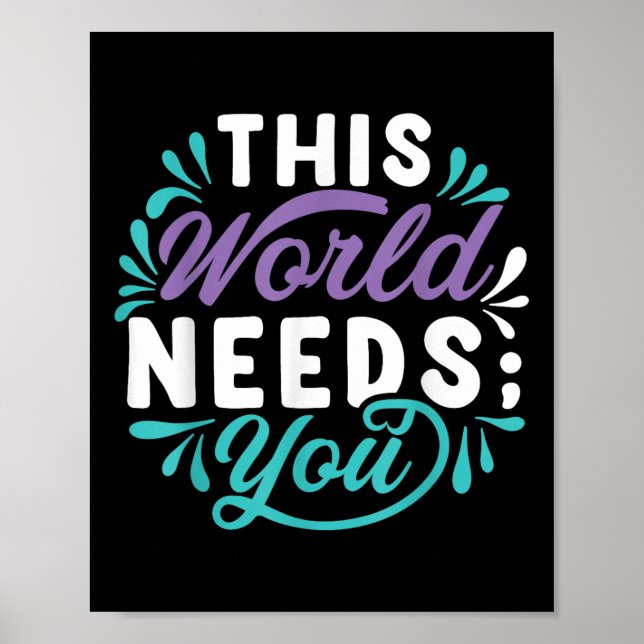 This World Needs You  Poster (Front)