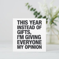 This Year Instead Of Gift I'm Giving Everyone 