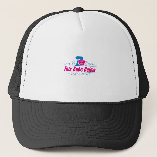 ThisBabeBakes_CustomLogoDesign_Opt4.png Trucker Hat (Front)