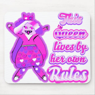 thisqueenlivesbyherownrules mouse pad