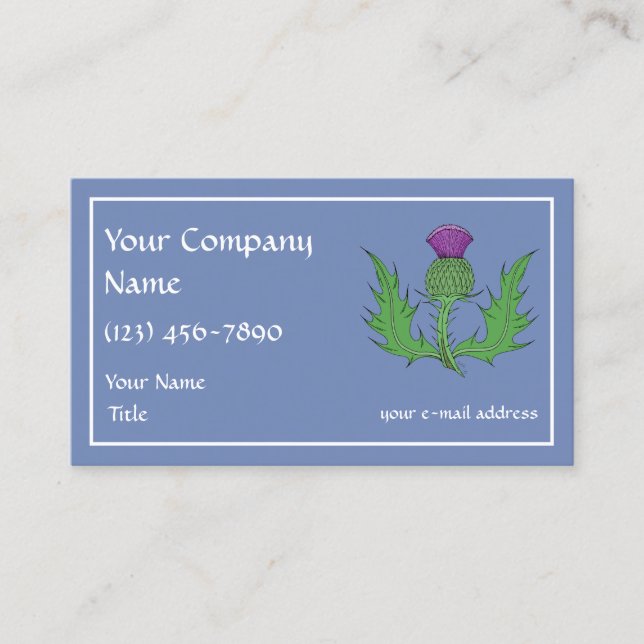 Thistle Business Card (Front)