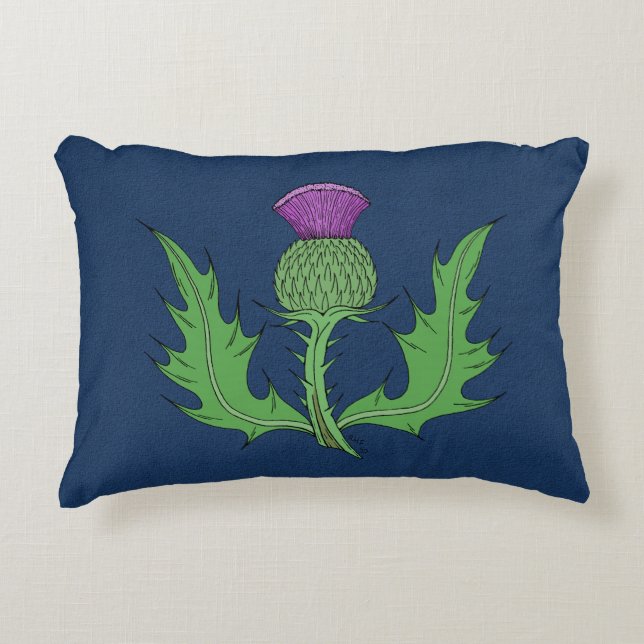 Thistle Decorative Cushion (Front)