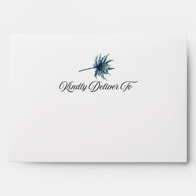 Thistle Envelope Kindly Deliver To (Front)