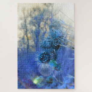 Thistle in Purple Jigsaw Puzzle