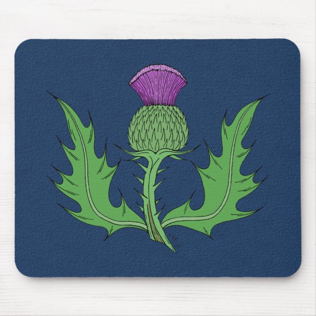 Thistle Mouse Pad (Front)
