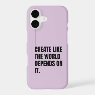 Thistle Purple, Black Typography Artists Powerful