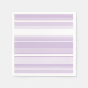 Thistle purple stripes napkin