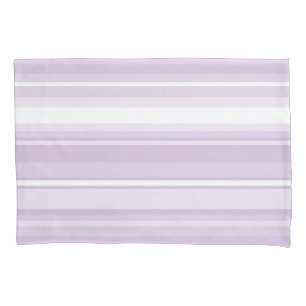Thistle purple stripes pillowcase