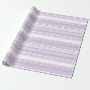 Thistle purple stripes wrapping paper