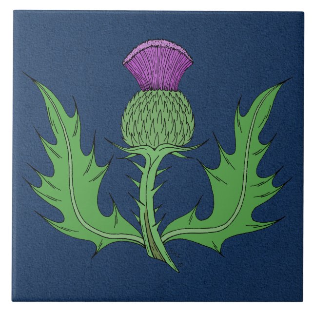 Thistle Tile (Front)