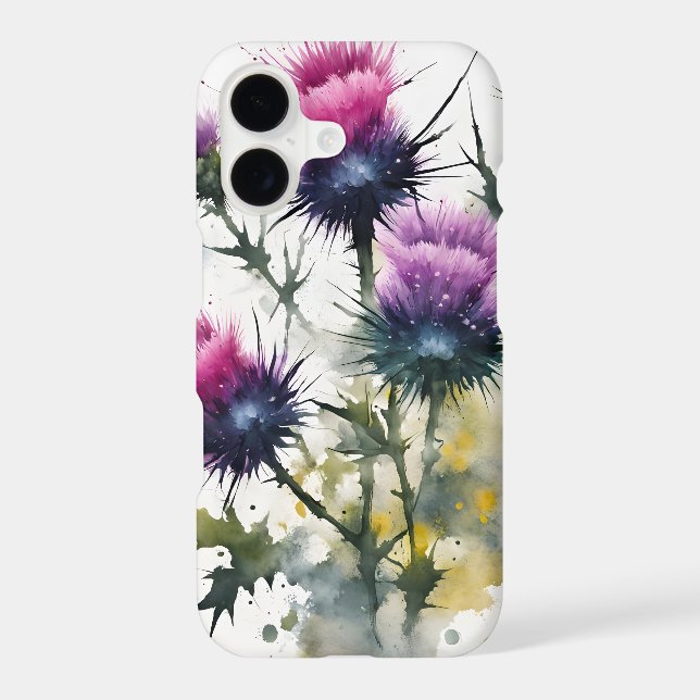 Thistle - Watercolor flowers (Back)