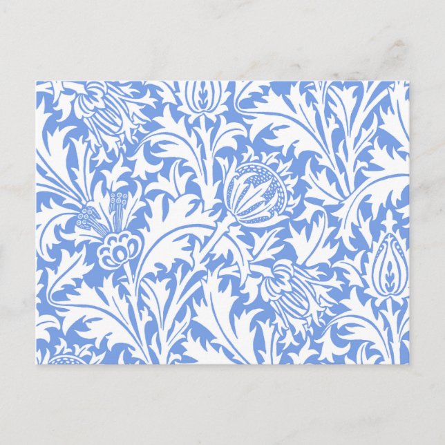 Thistle, William Morris Postcard (Front)