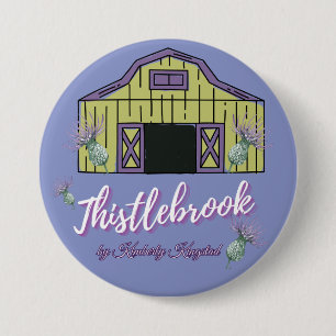 thistlebrook stables riboon 7.5 cm round badge