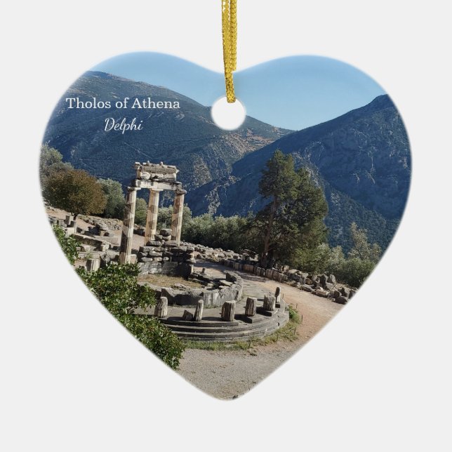 Tholos of Athena Delphi Greece Souvenir Ornament (Front)