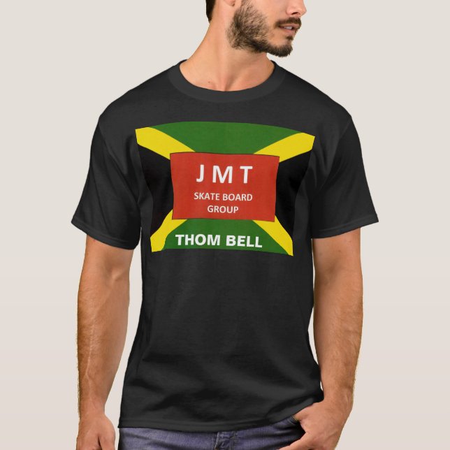 THOM BELL.  JAMAICAN Basic Dark T-Shirt (Front)