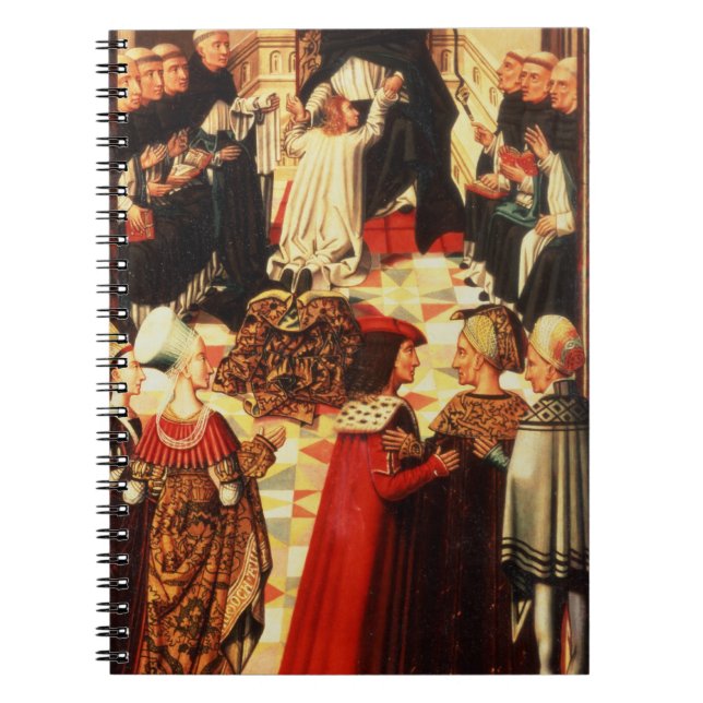 Thomas Aquinas being received into the Dominican O Notebook (Front)