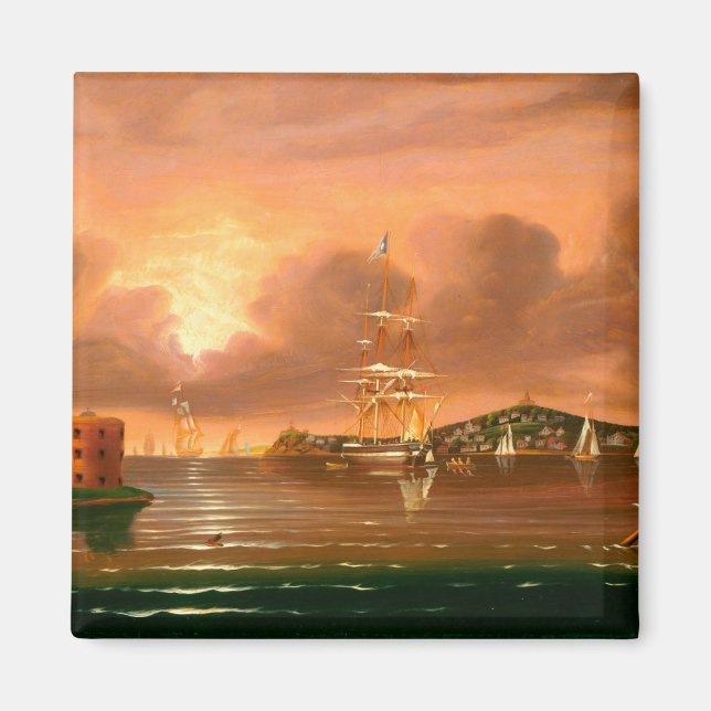 Thomas Chambers Threatening Sky Bay of New York Magnet (Front)