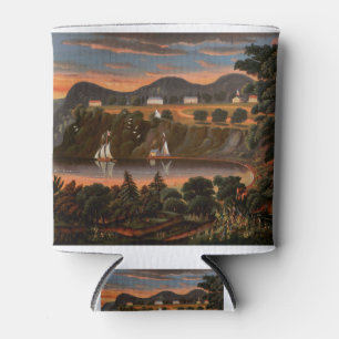 Thomas Chambers View of Hudson River at West Can Cooler