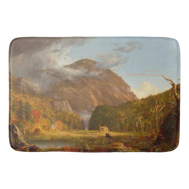 Thomas Cole A View of the Mountain Pass  Bath Mat (Front)