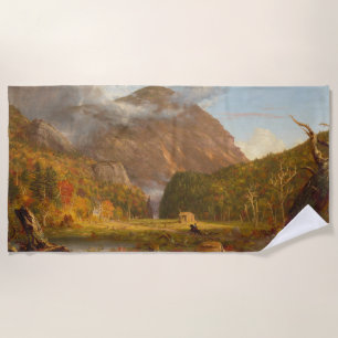 Thomas Cole A View of the Mountain Pass Beach Towel