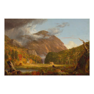 Thomas Cole A View of the Mountain Pass  Poster
