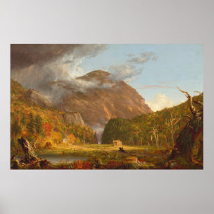 Thomas Cole A View of the Mountain Pass  Poster