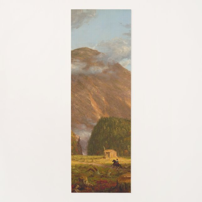 Thomas Cole A View of the Mountain Pass  Yoga Mat (Front)