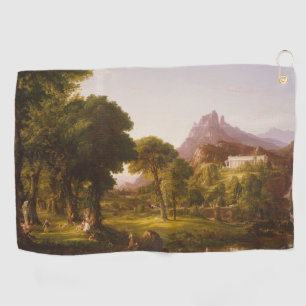 Thomas Cole  Dream of Arcadia Golf Towel